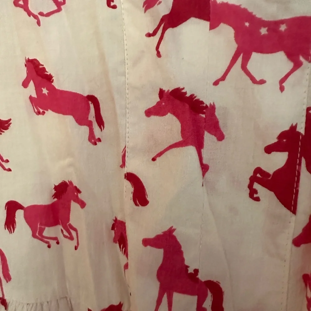 THML Pink and White Horse Print Mini Dress - Picture 12 of 12